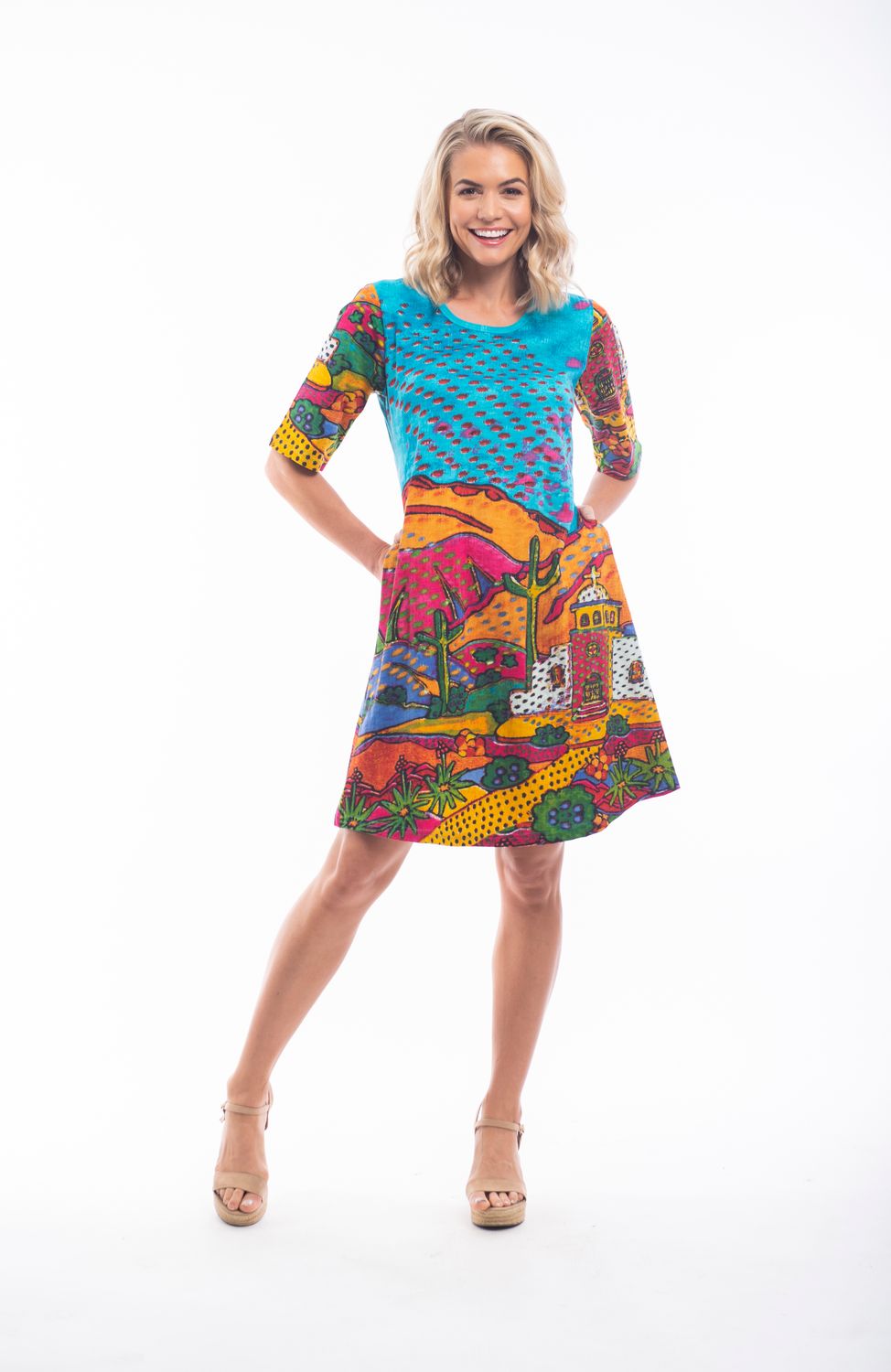 Dress Mexico Print