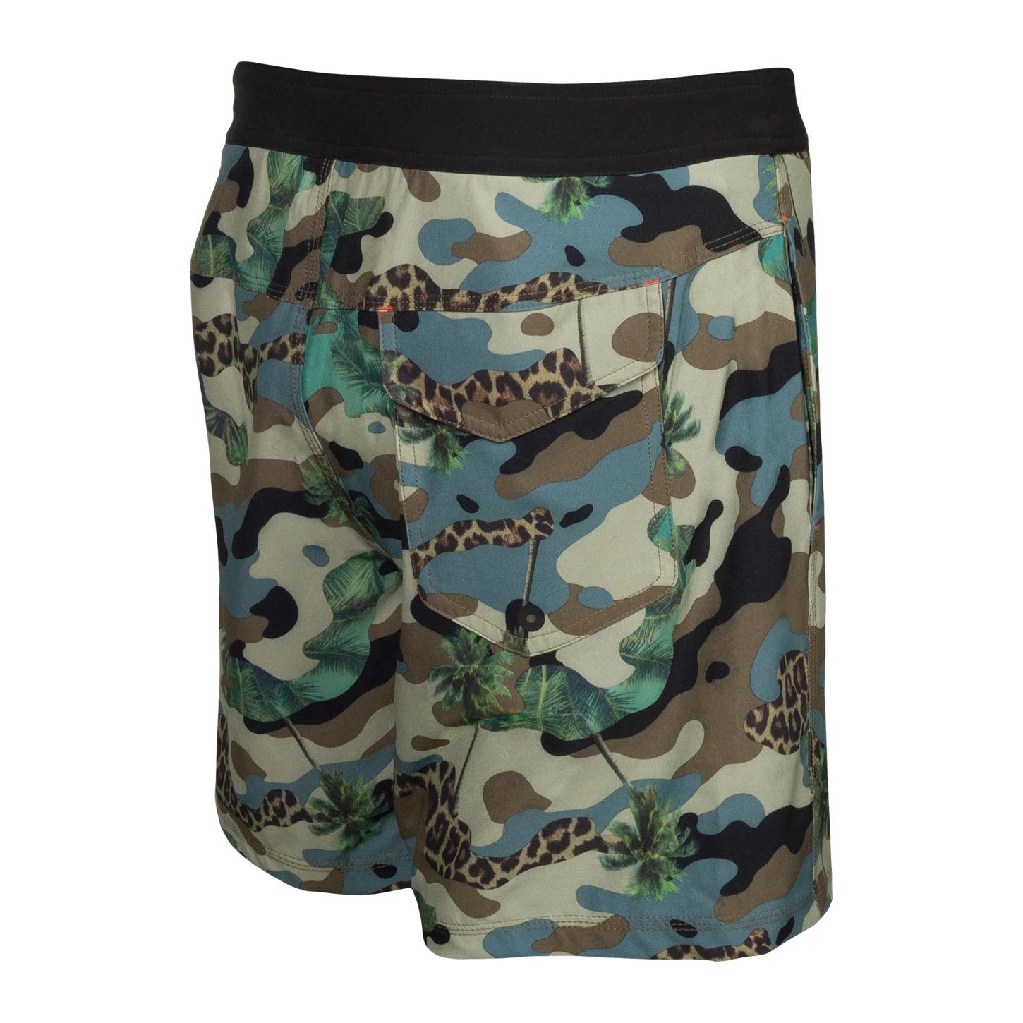 Betwave Short 2 in 1 Green Jungle Print, Size: 30