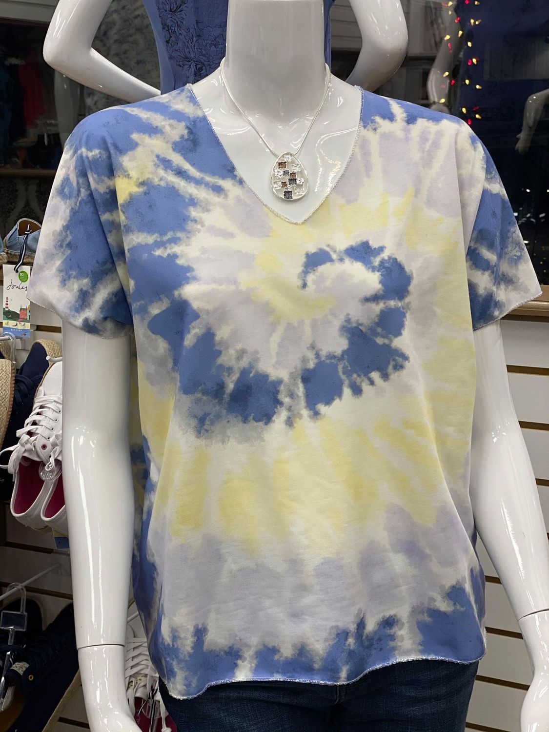 Tye Dye Top With Lurex