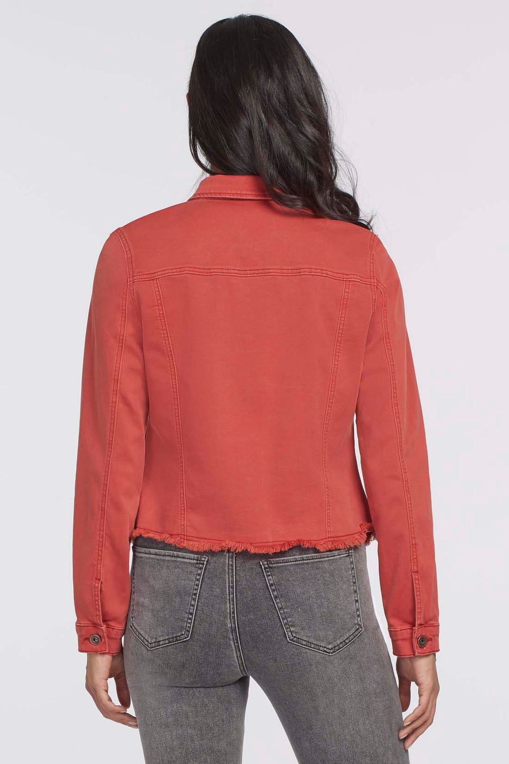 Jean Jacket With Raw Hem