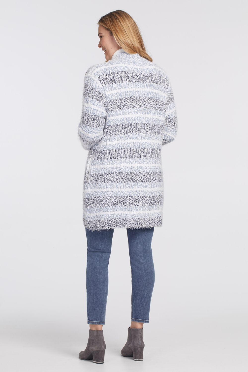 Cardigan Sweater Denim