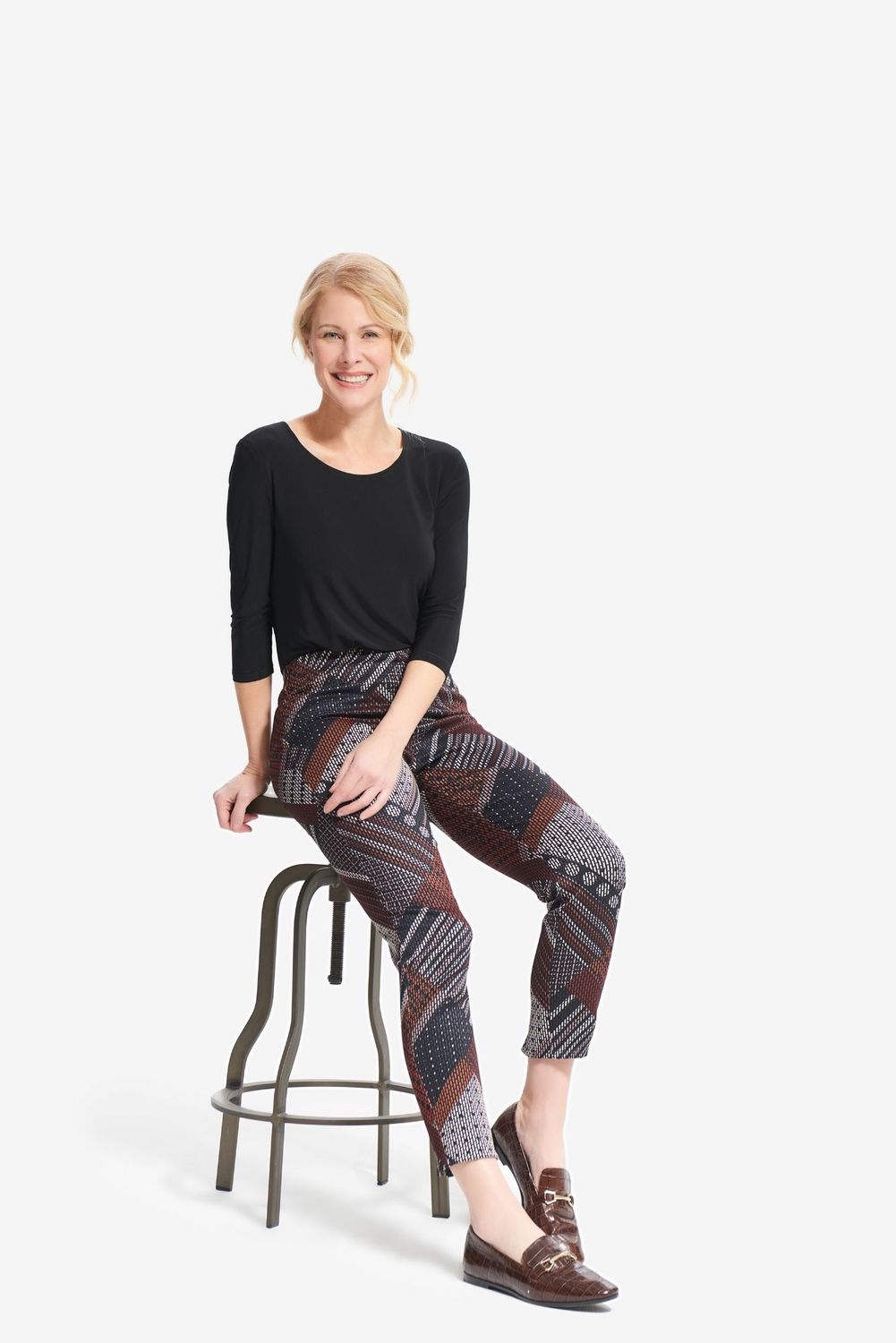 Printed Pant 214257, Size: 8