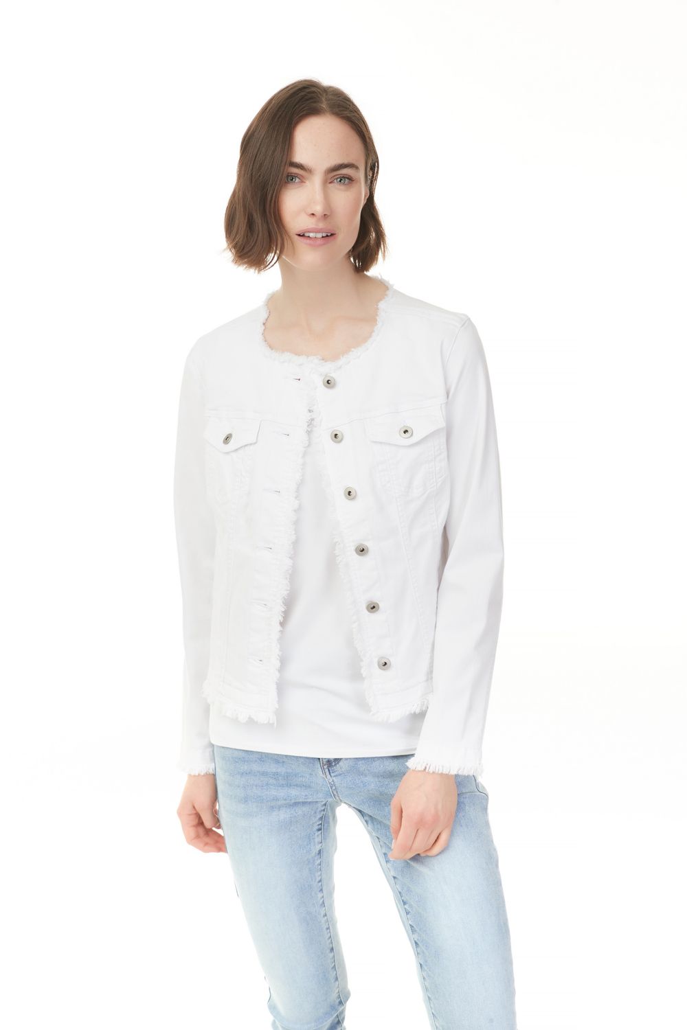 Coloured Twill, Color: White, Size: XS