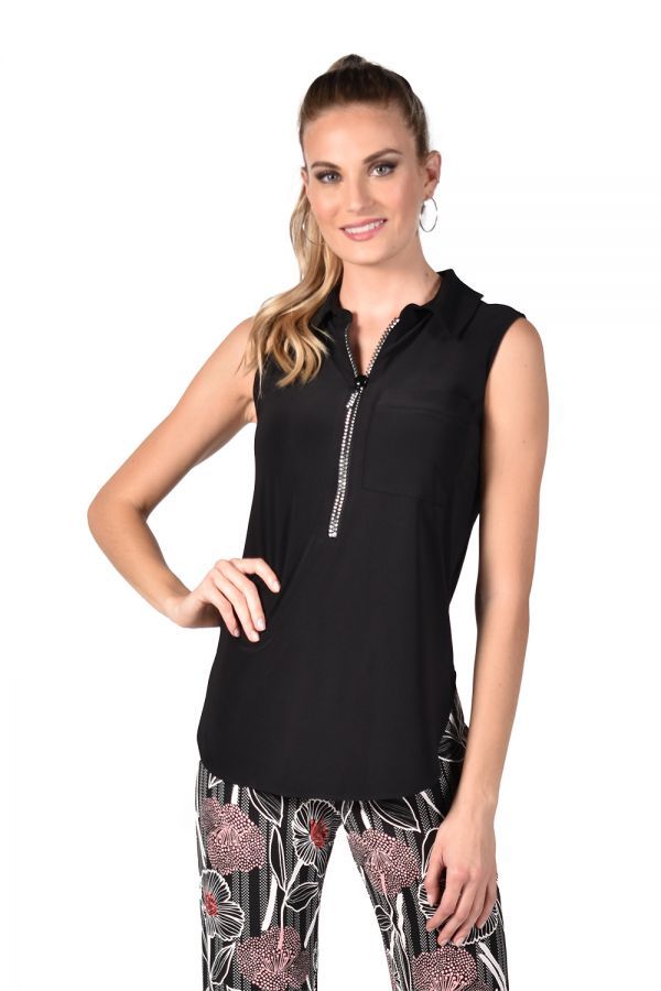 Black Knit Top, Size: 8