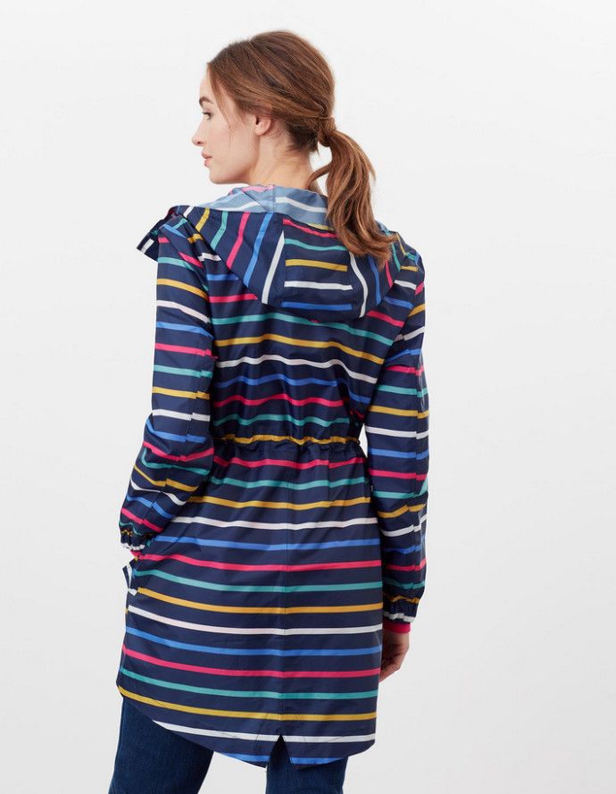Golightly Multistripe Printed Waterproof Jacket