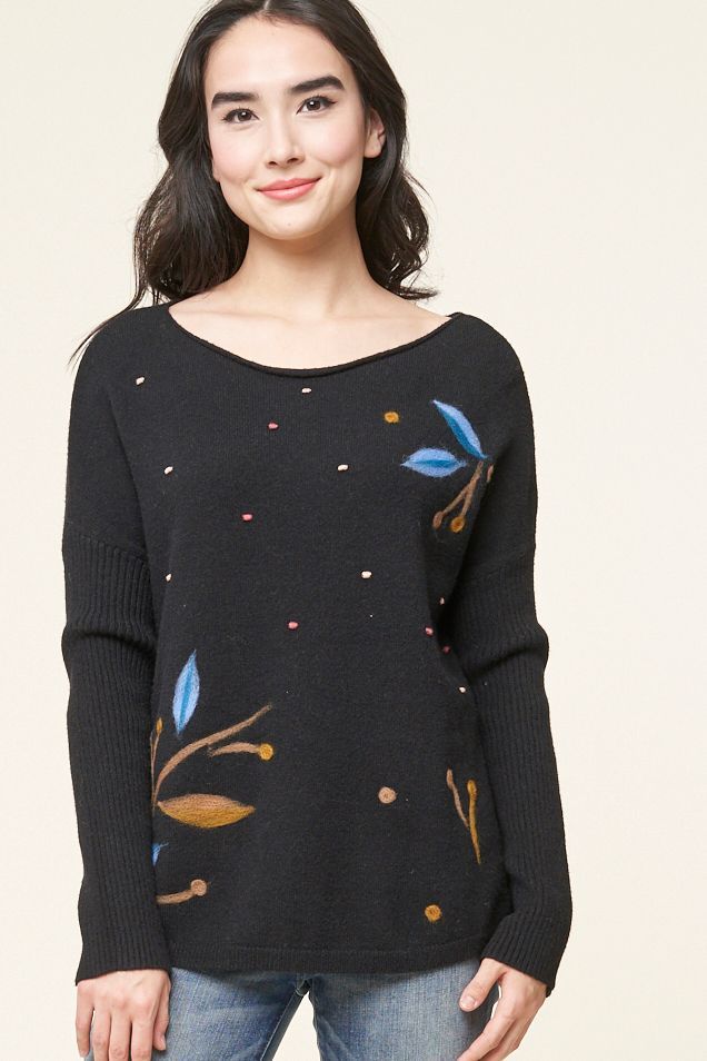 Lella Leafy Pullover 15644