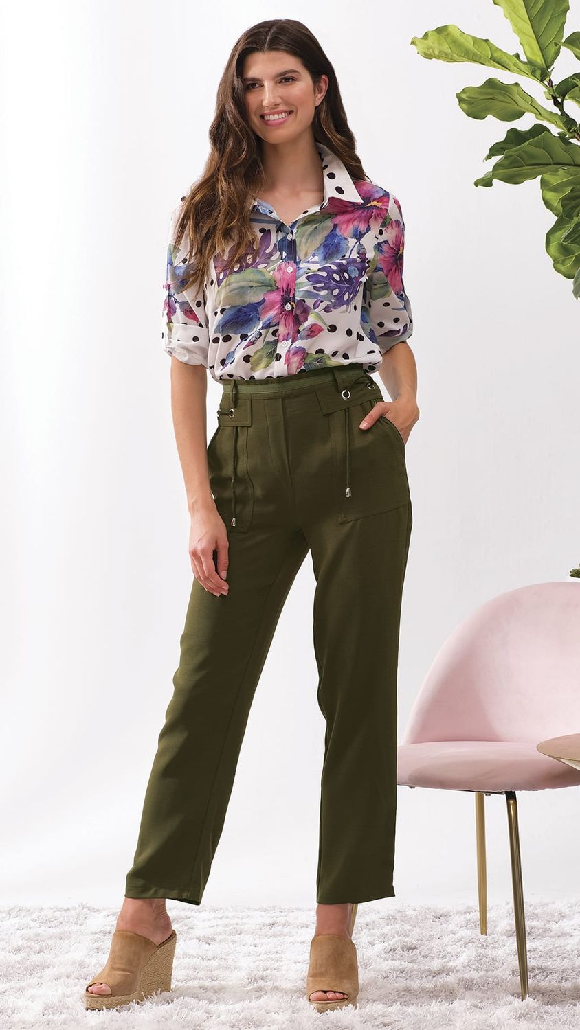 Floral Blouse, Size: S