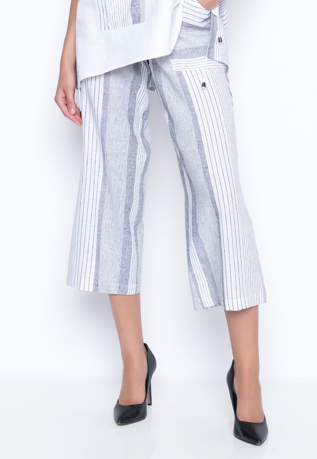 Wide Leg Pants With Pockets, Size: 6