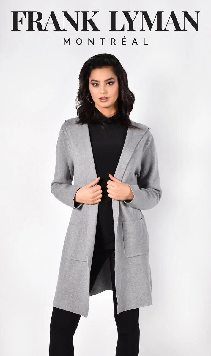 Grey Knit Duster