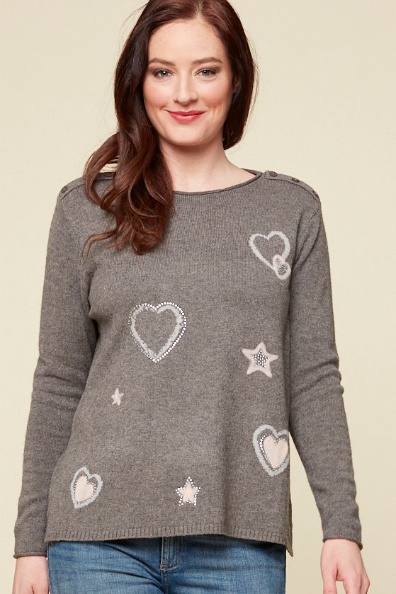 Skye Heart Pullover 15646