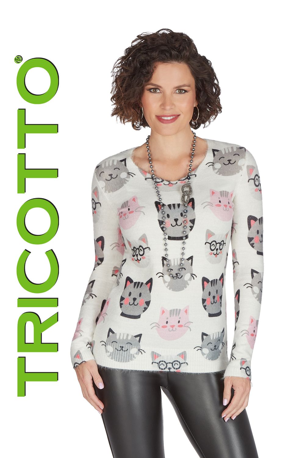 Fancy Cat Sweater 2, Size: XS