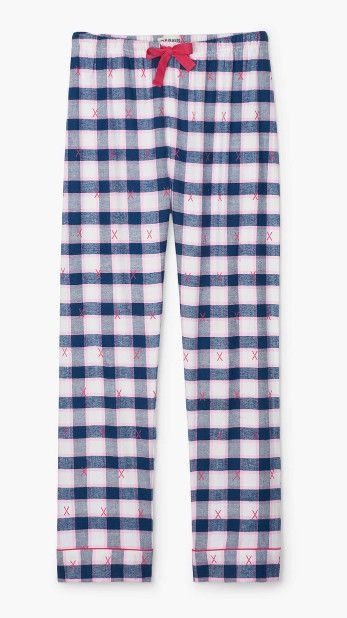 Ski Holiday Plaid Women's Flannel Pajama Set