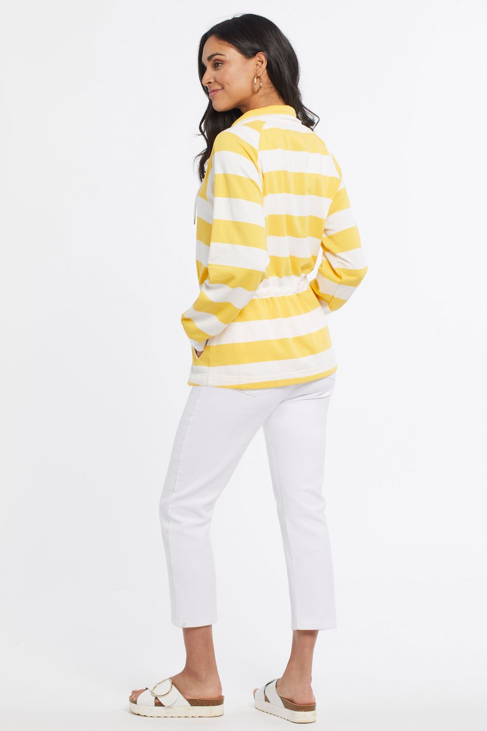 Zip Front Cardigan With Pockets 4962O