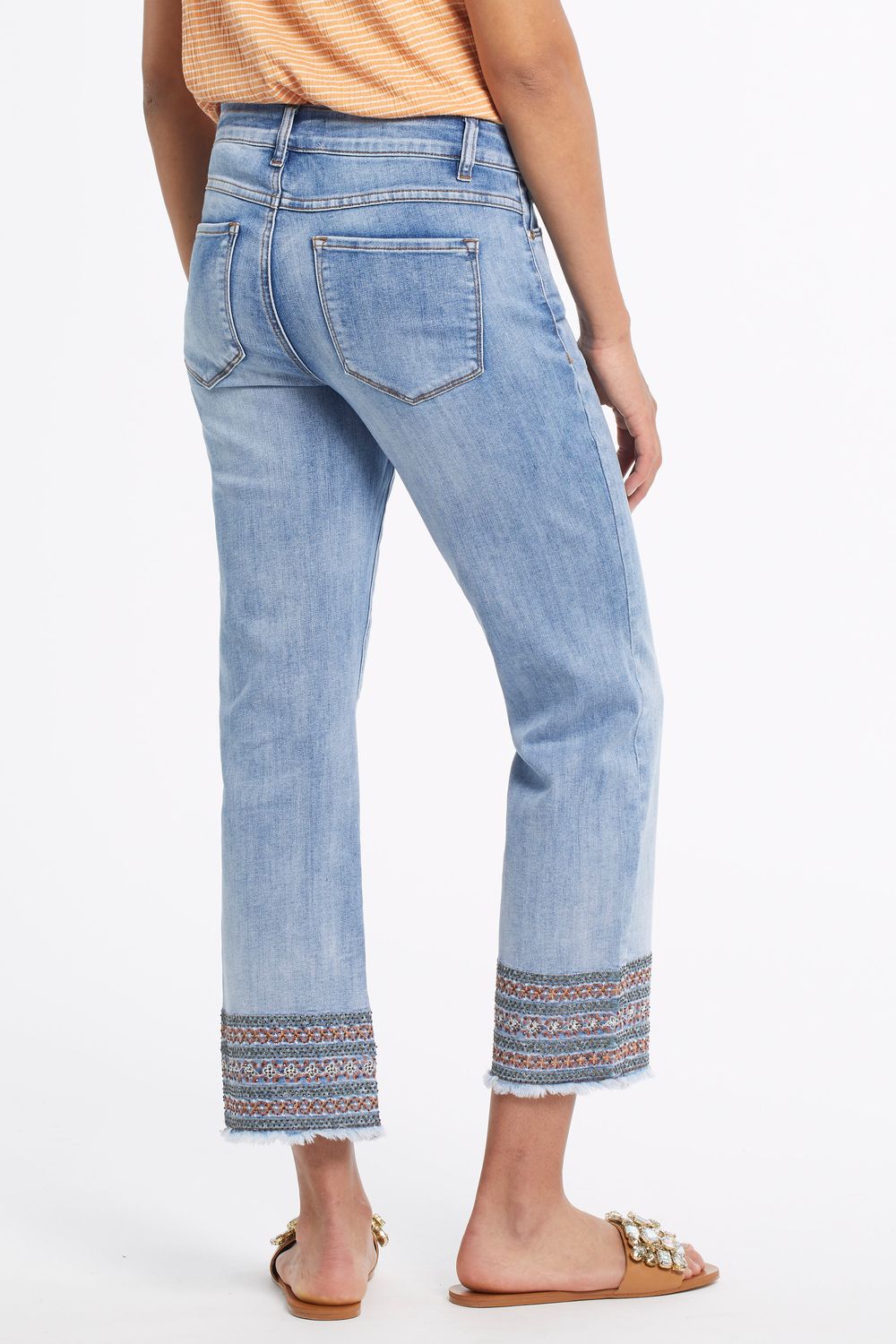 Audrey 5 Pocket Straight Crop 7449O