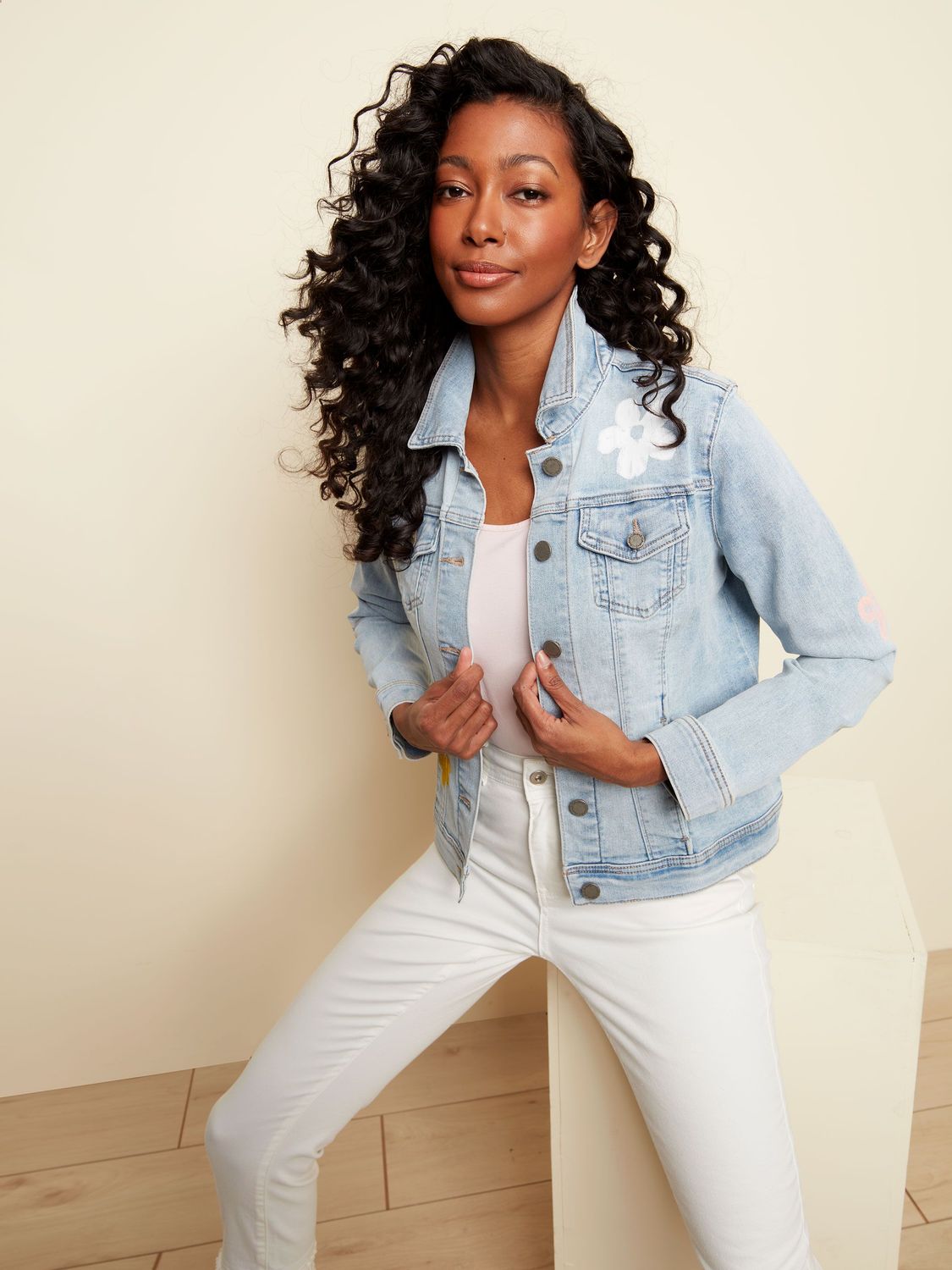 Painted Denim Jacket C6302