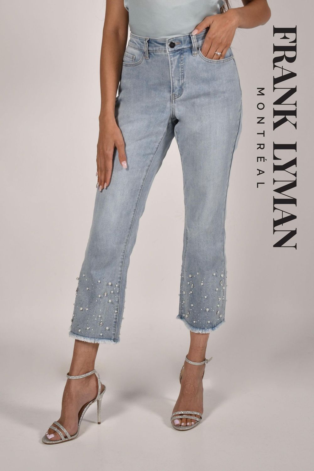 Light Blue Woven Pant 221115, Size: S