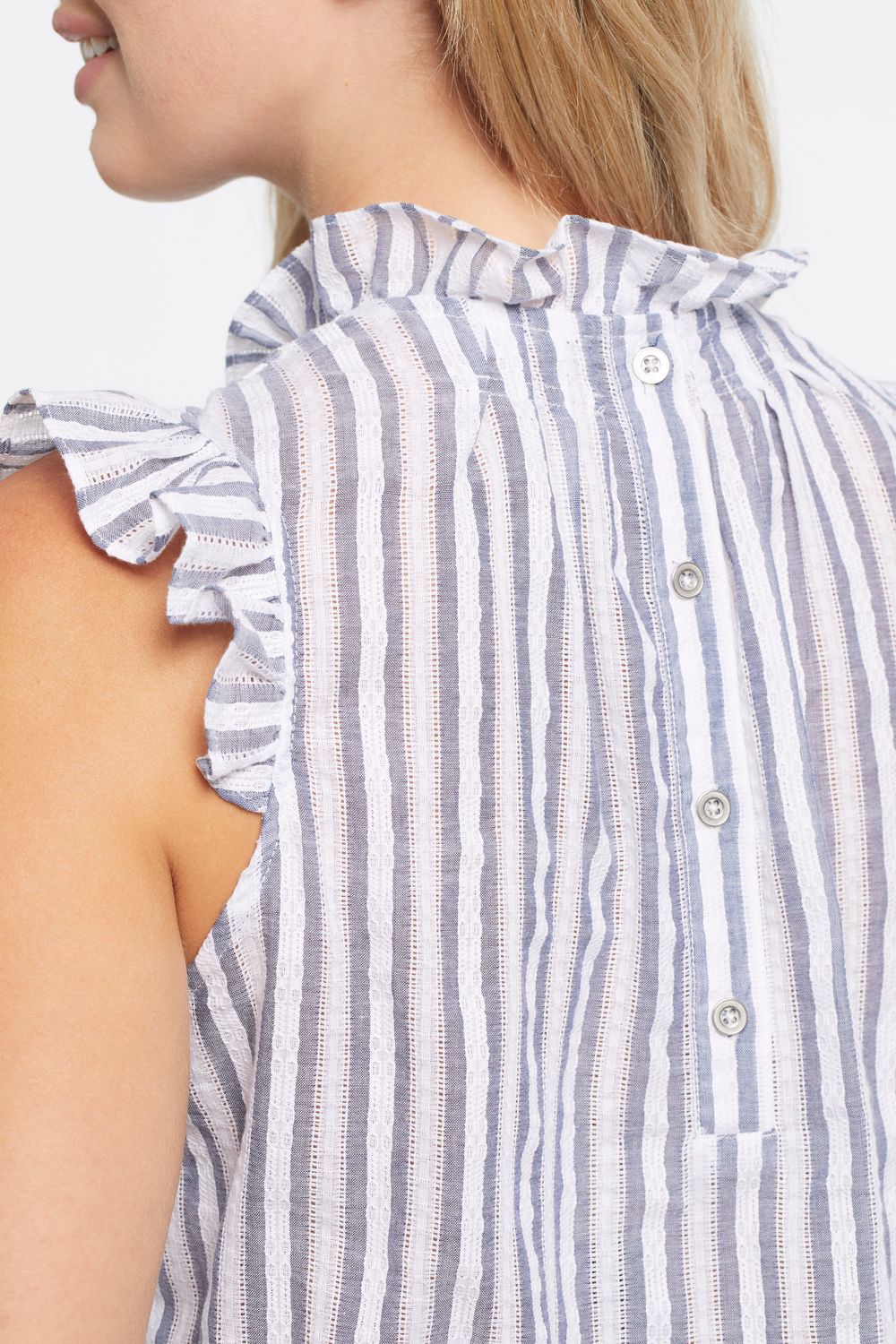 Blouse With Ruffle Sleeve 69964O