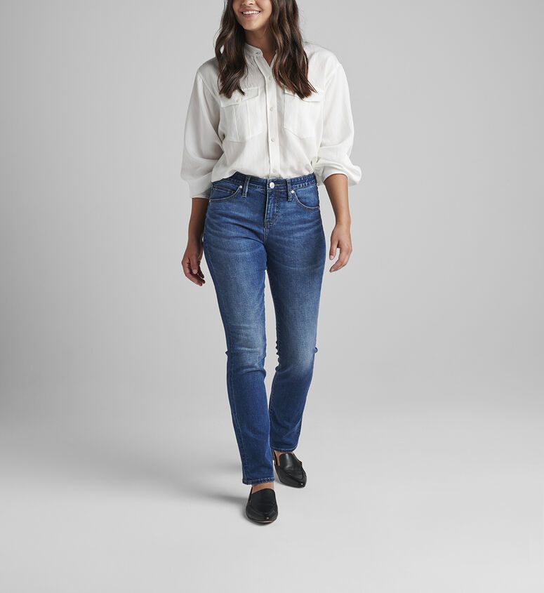 Ruby Mid Rise Straight Leg Jeans #J2868EDK316
