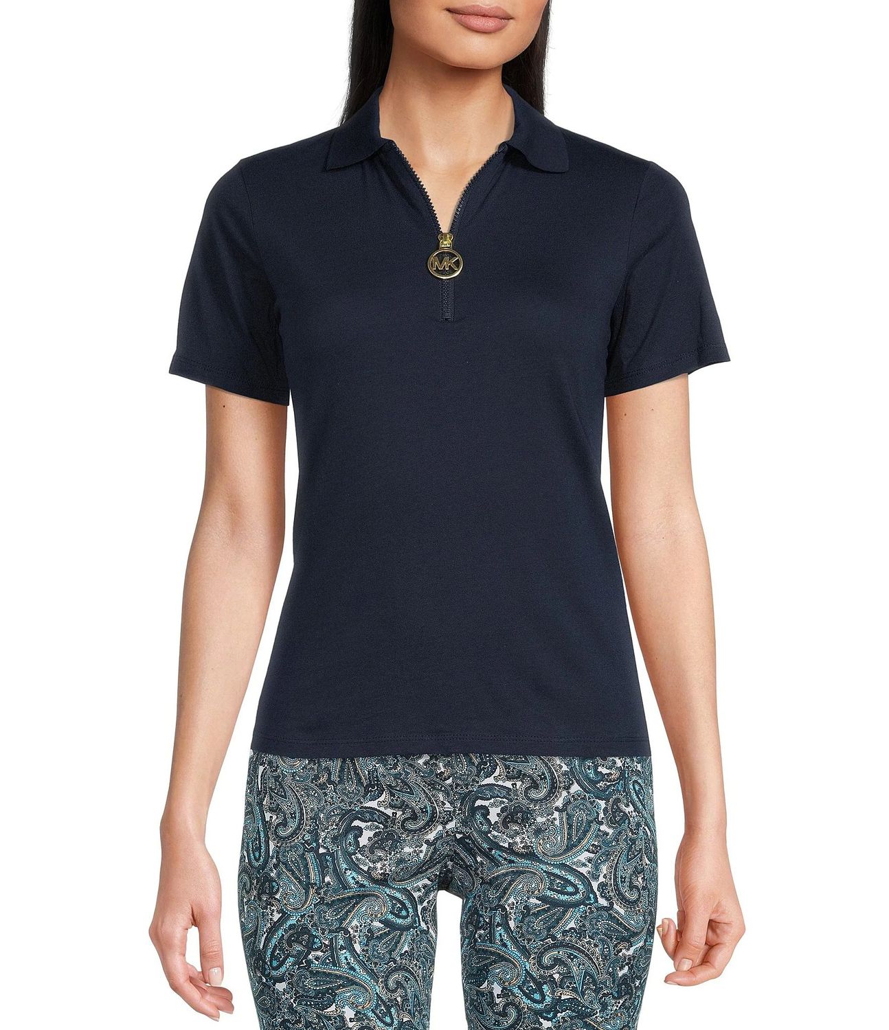 Half Zip Logo Polo Shirt (More Colors)
