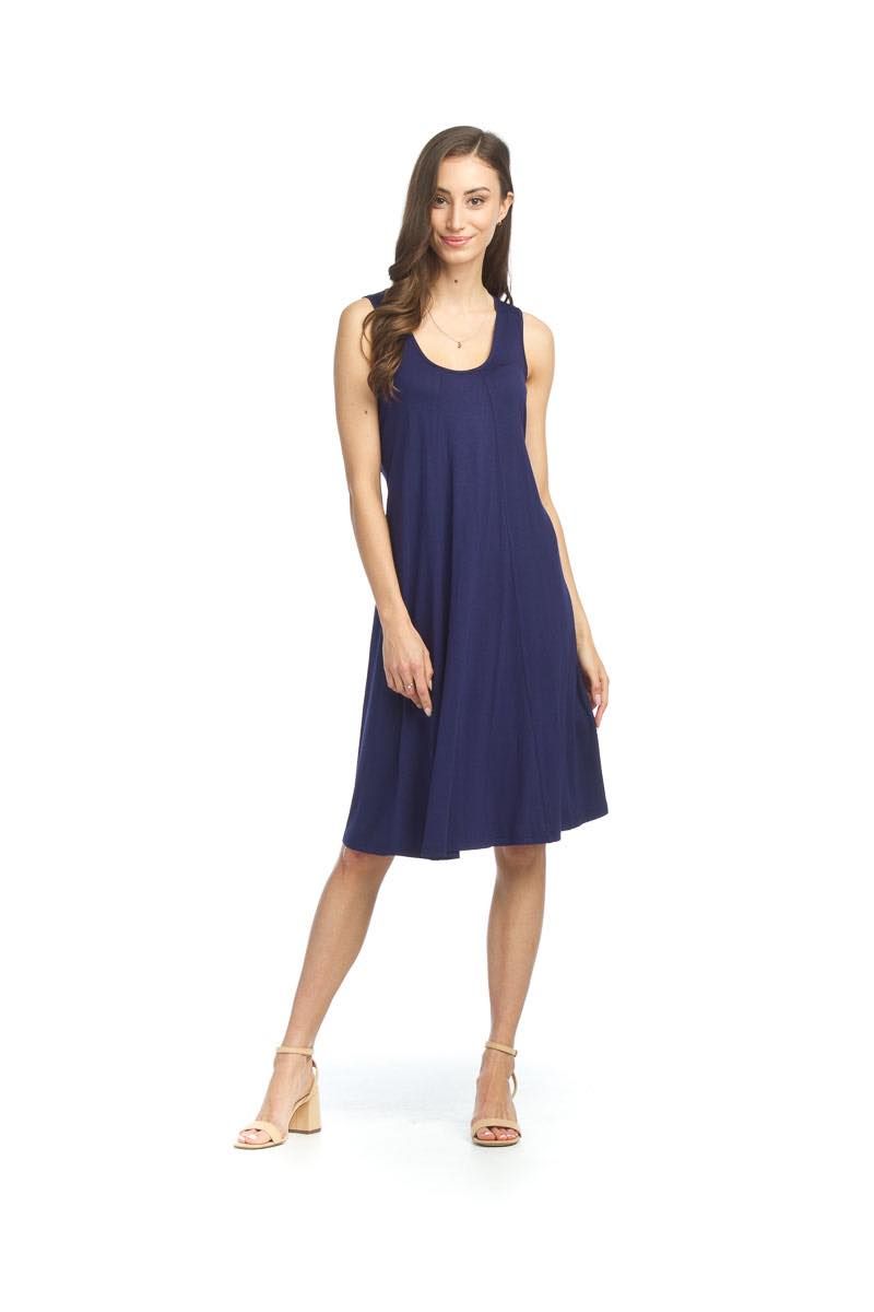 Stretch Dress With Back Tie PD-12570