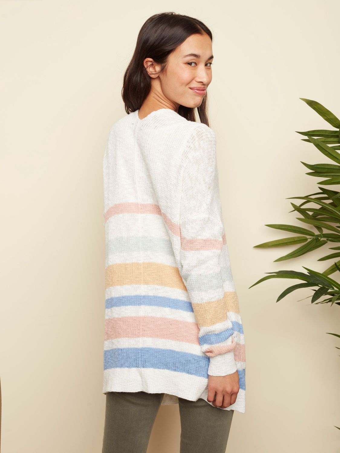 Stripe Cardigan C 2397
