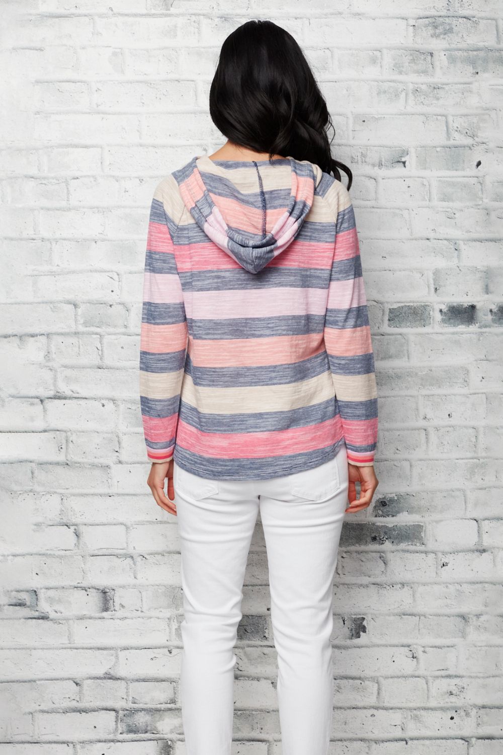 Corey Hoody 84114, Color: Indigo/Coral Combo, Size: S