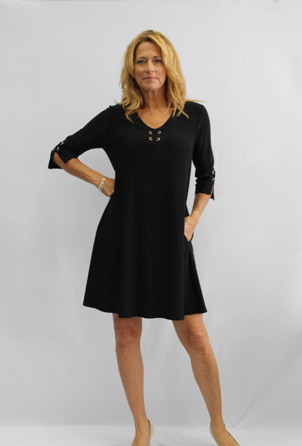 V Neck Dress 52743