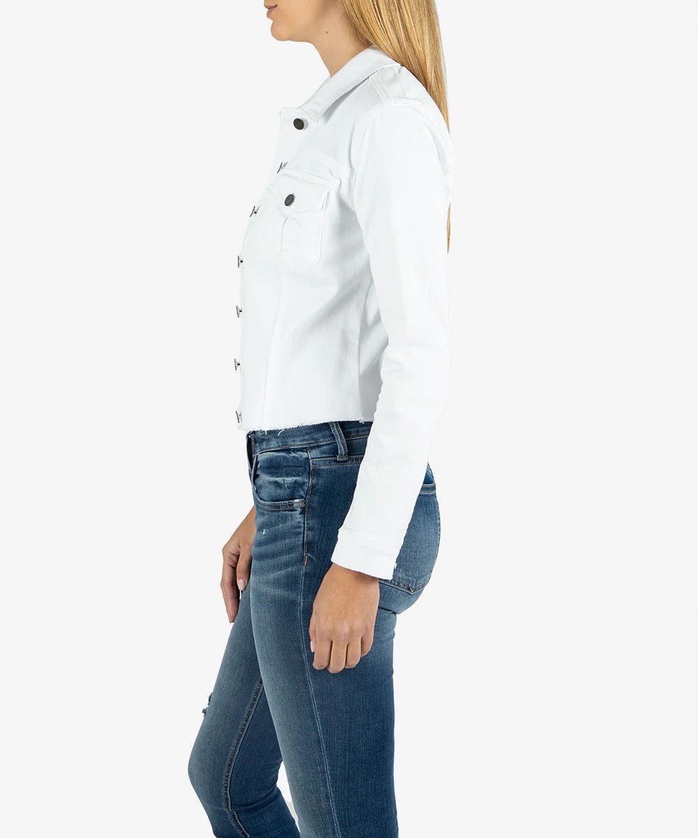 Kara Jacket KJ0314MA2-OPTCW , Color: Optic White, Size: S