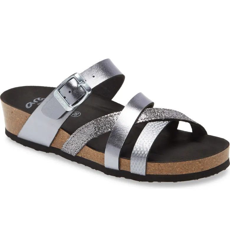 Beth Glitter Slide Sandal, Size: 35