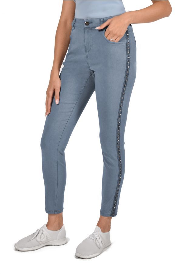 Blue Woven Pant 221109