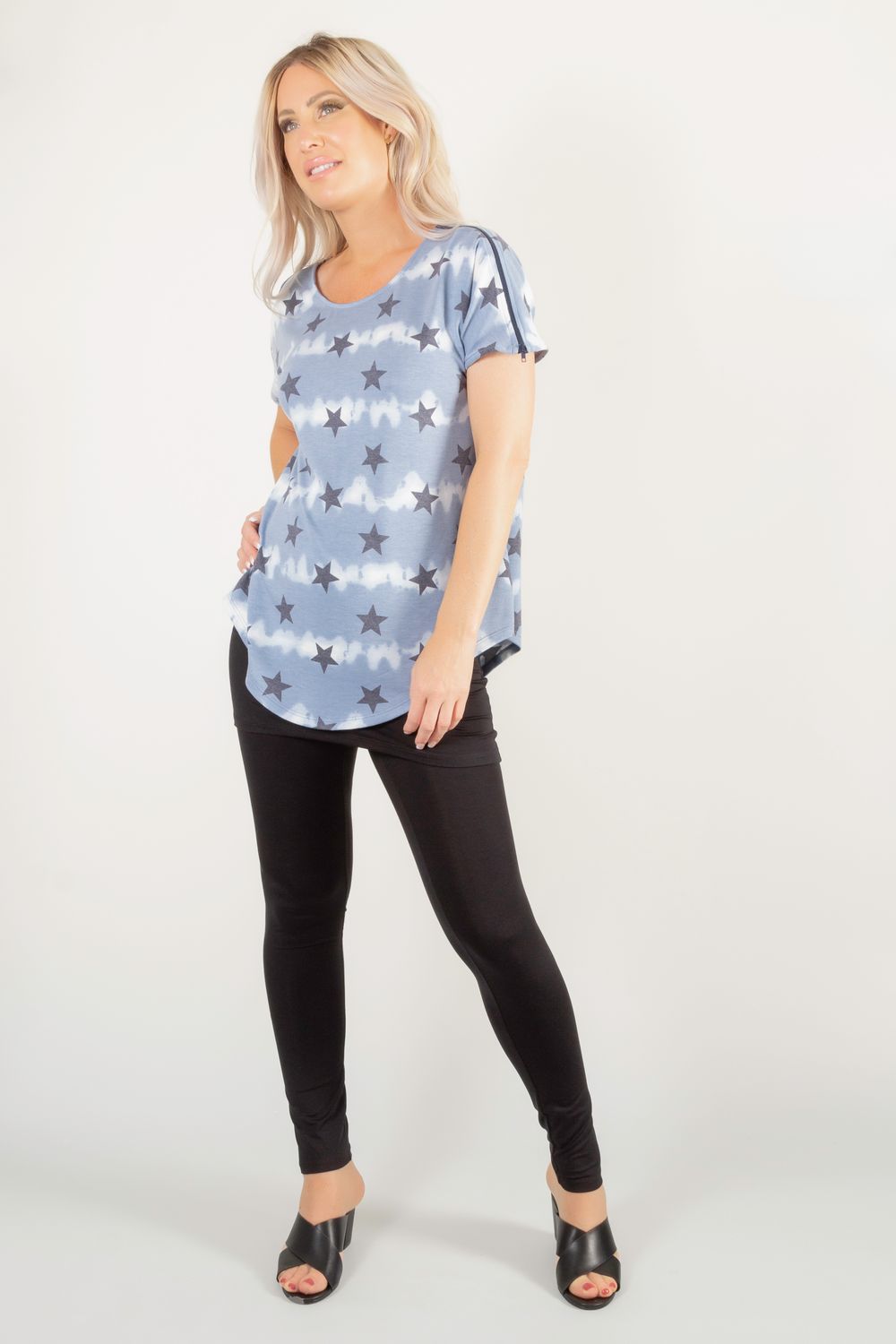 Indigo Star Tee 443-4820 