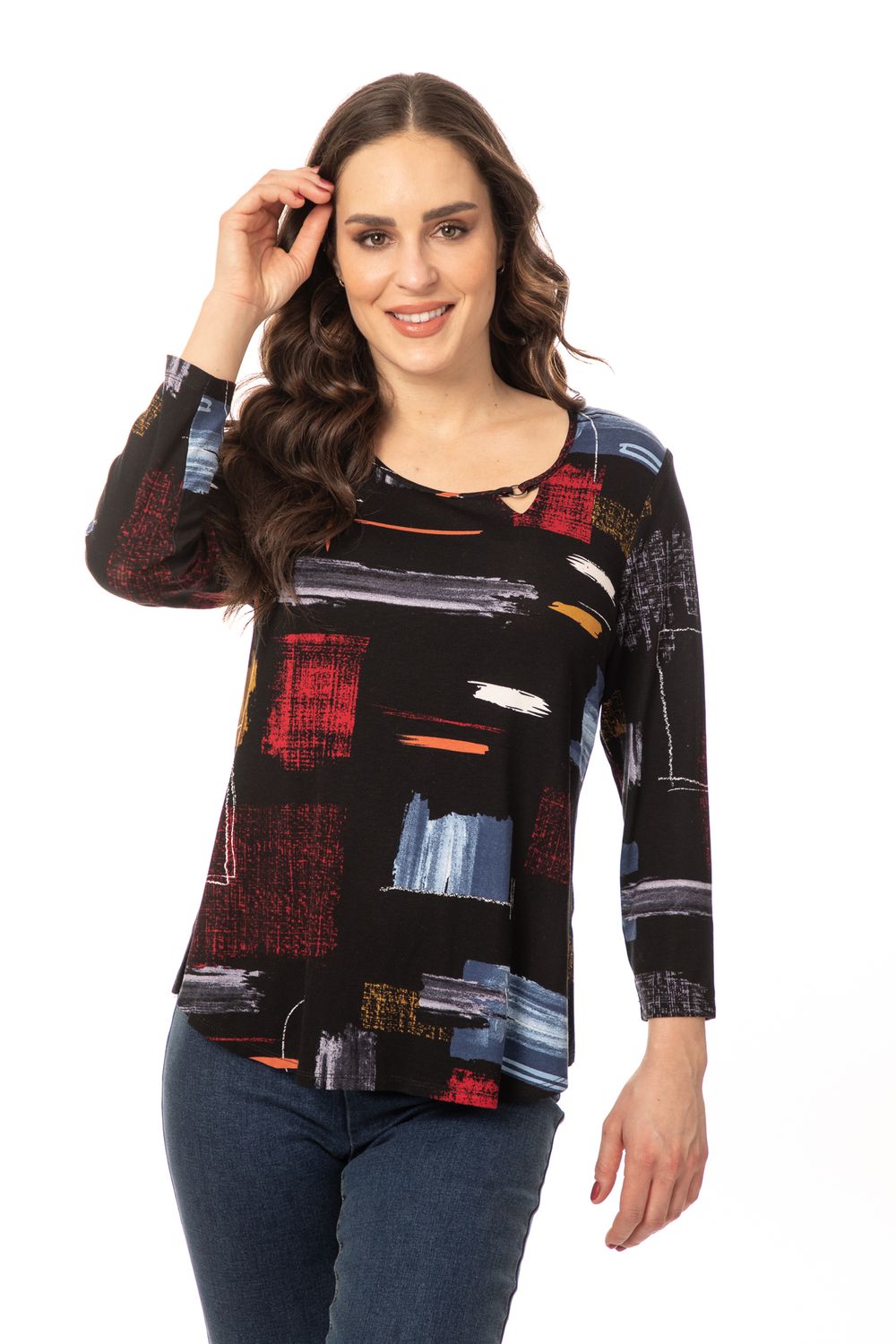 Printed Top 7890, Size: XS