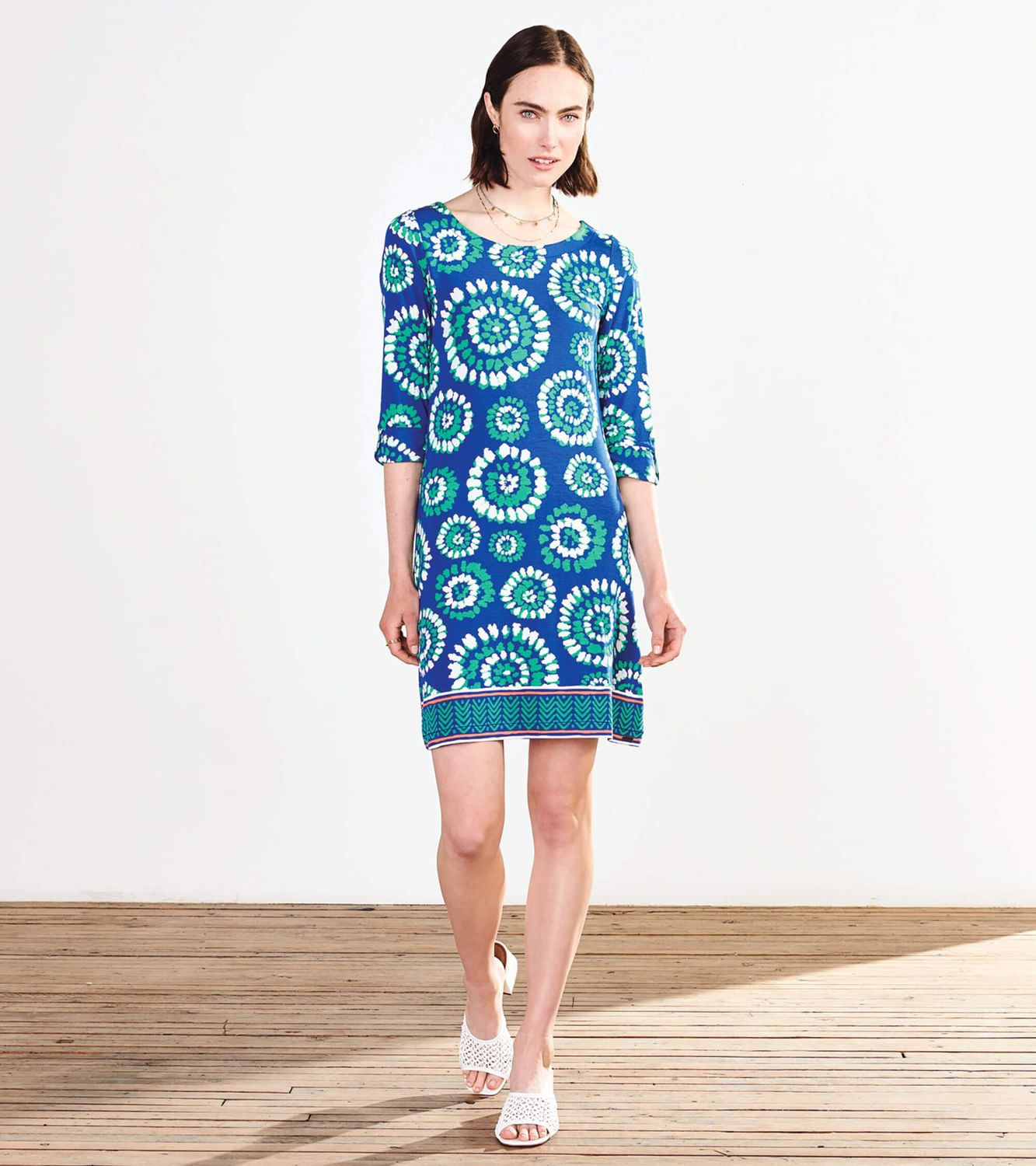 Lucy Dress MBL1275, Color: Painted Mandala, Size: S