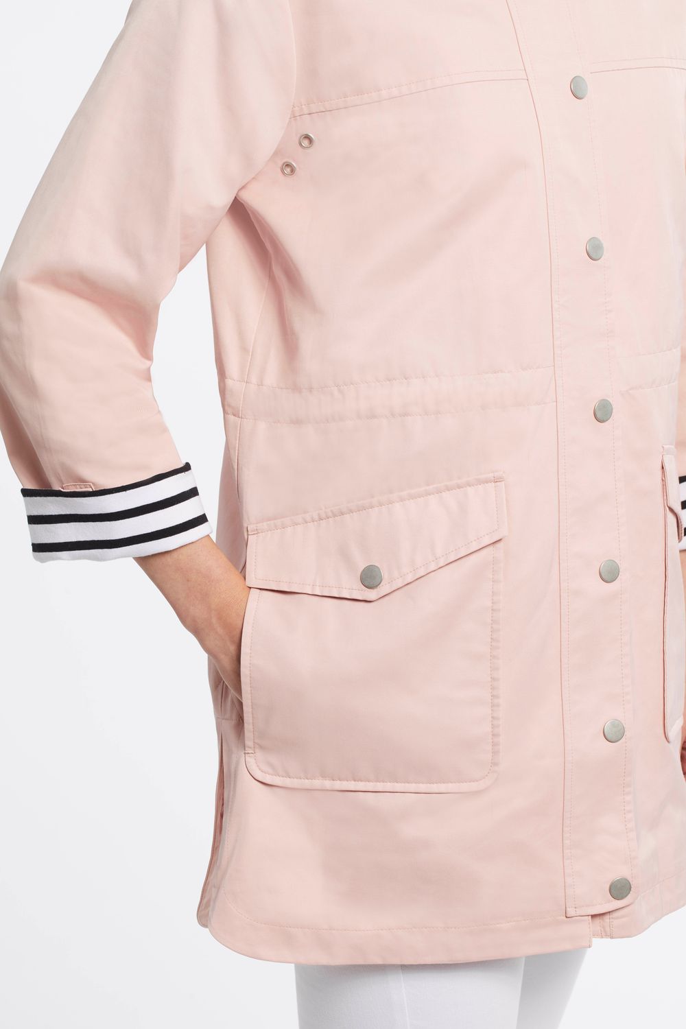 Coat With Removable Hood