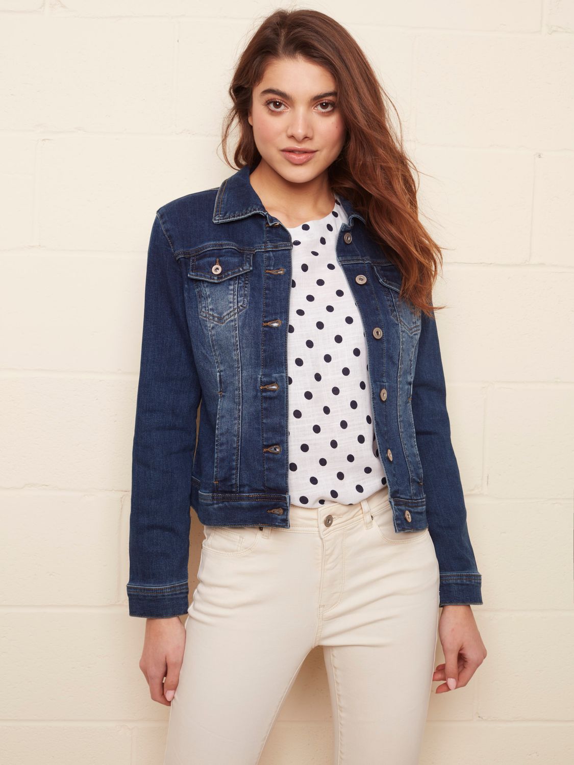 Denim Jacket C6302Z, Color: Indigo, Size: XS