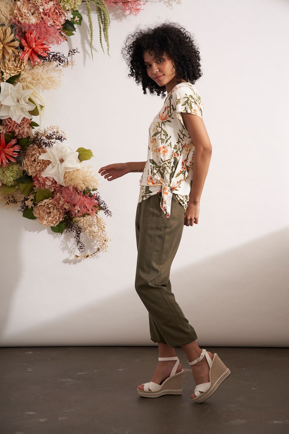 Woven Top 7718