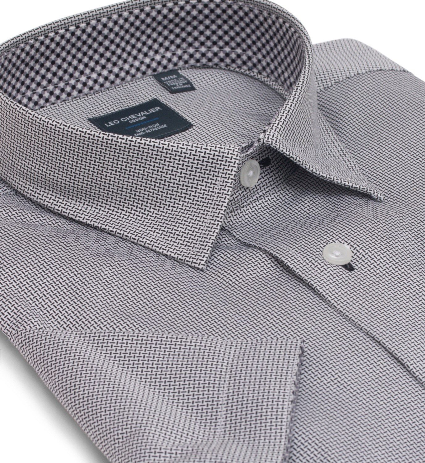 Black Print Short Sleeve Shirt 528634