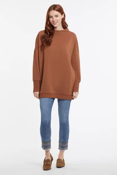 Funnel Neck Tunic 6850O (More Colors)