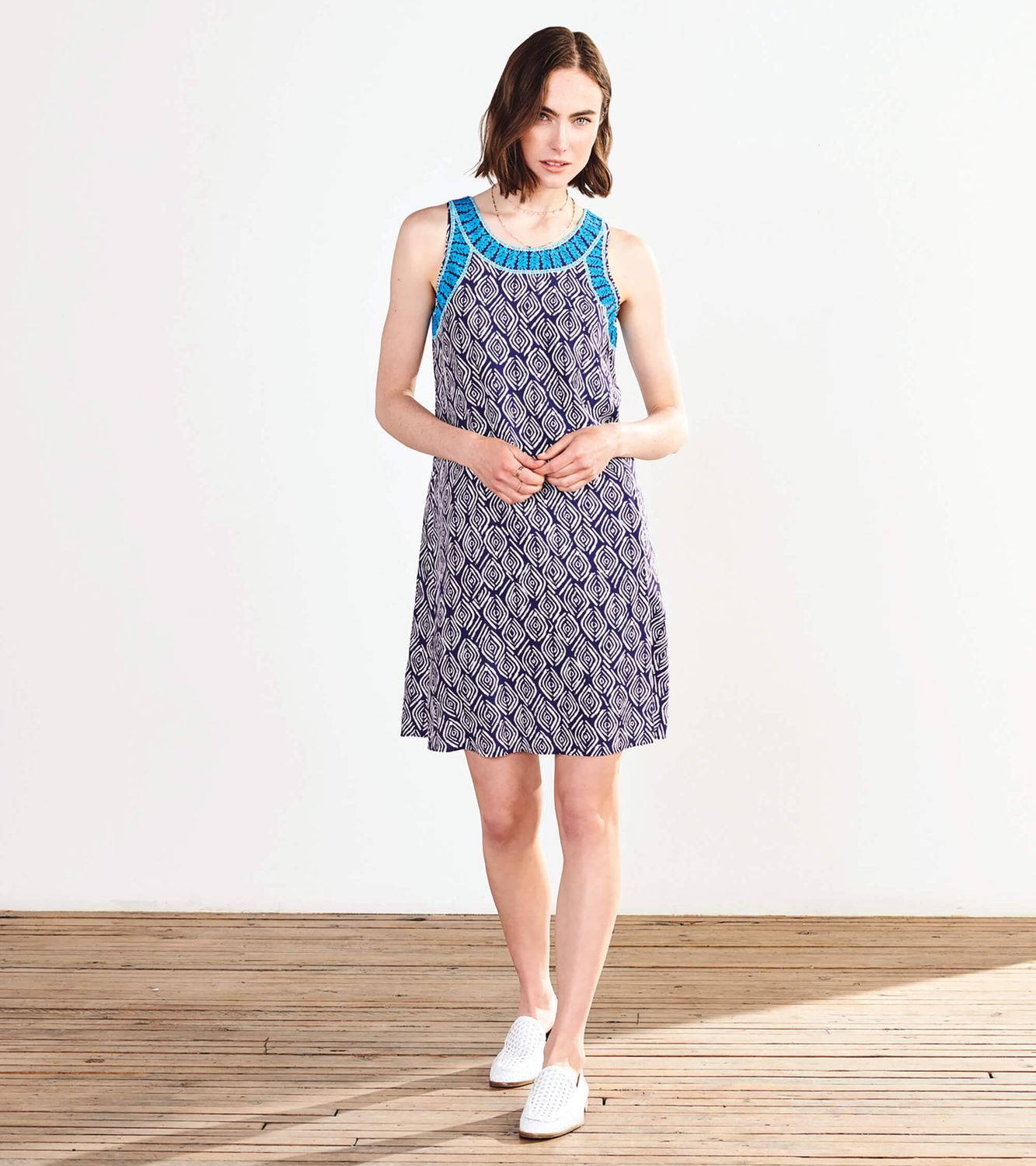 Meghan Dress RBL1282, Color: Shoreline Ripples, Size: XS