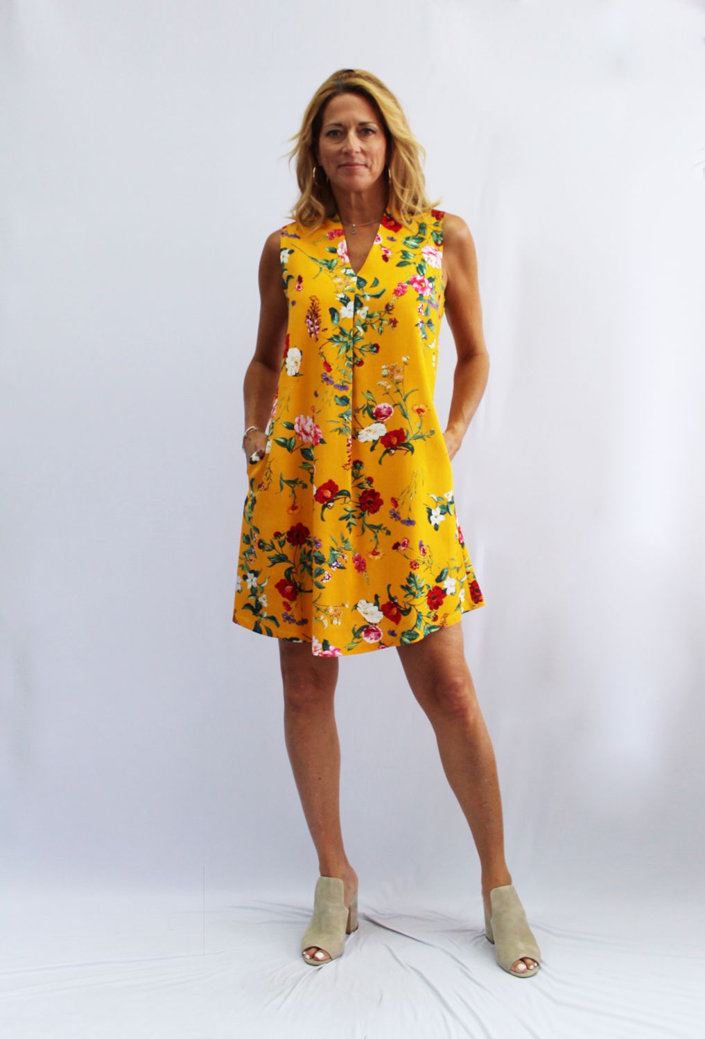 Dress 57013, Color: Floral, Size: S