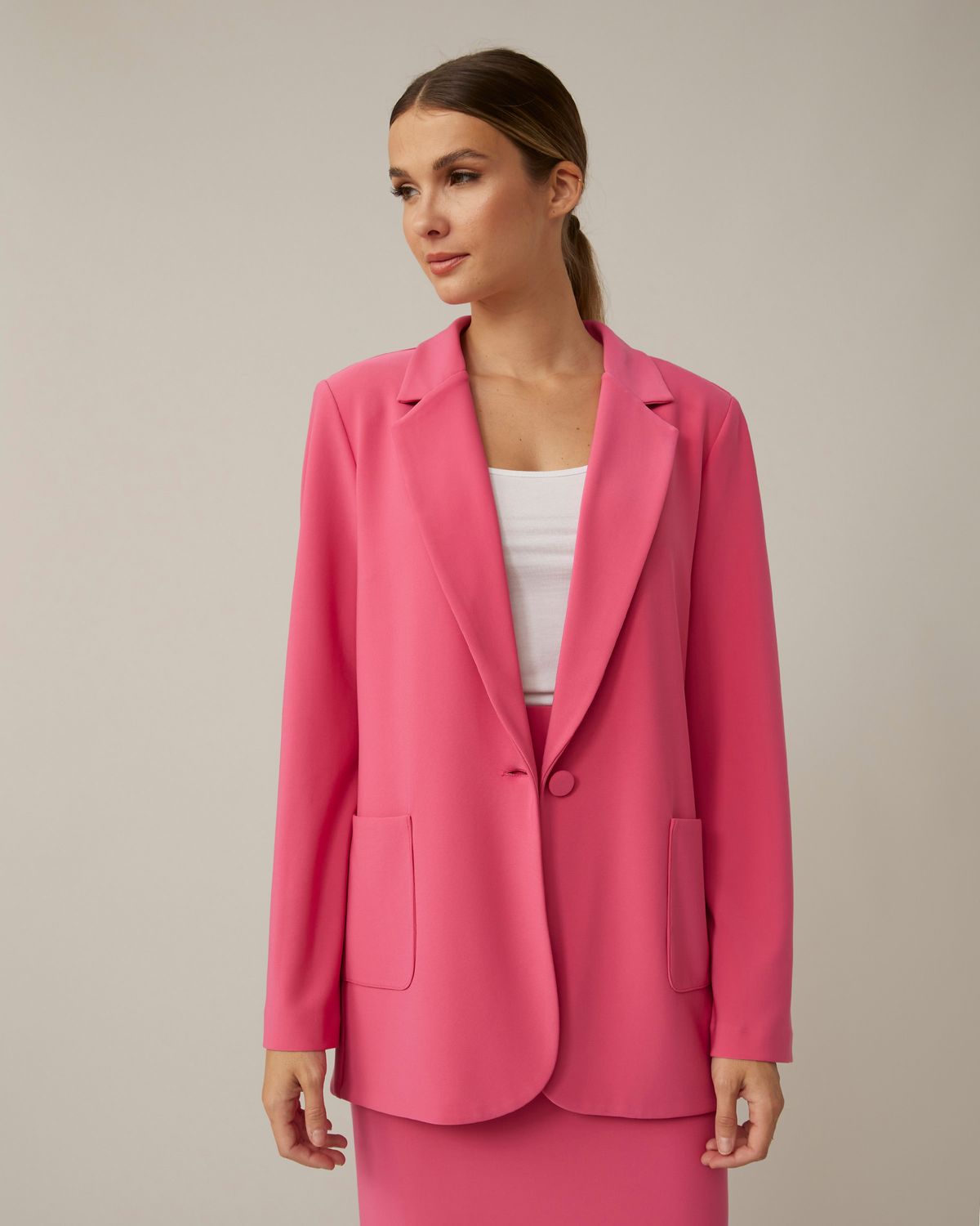 Single Button Blazer 221317