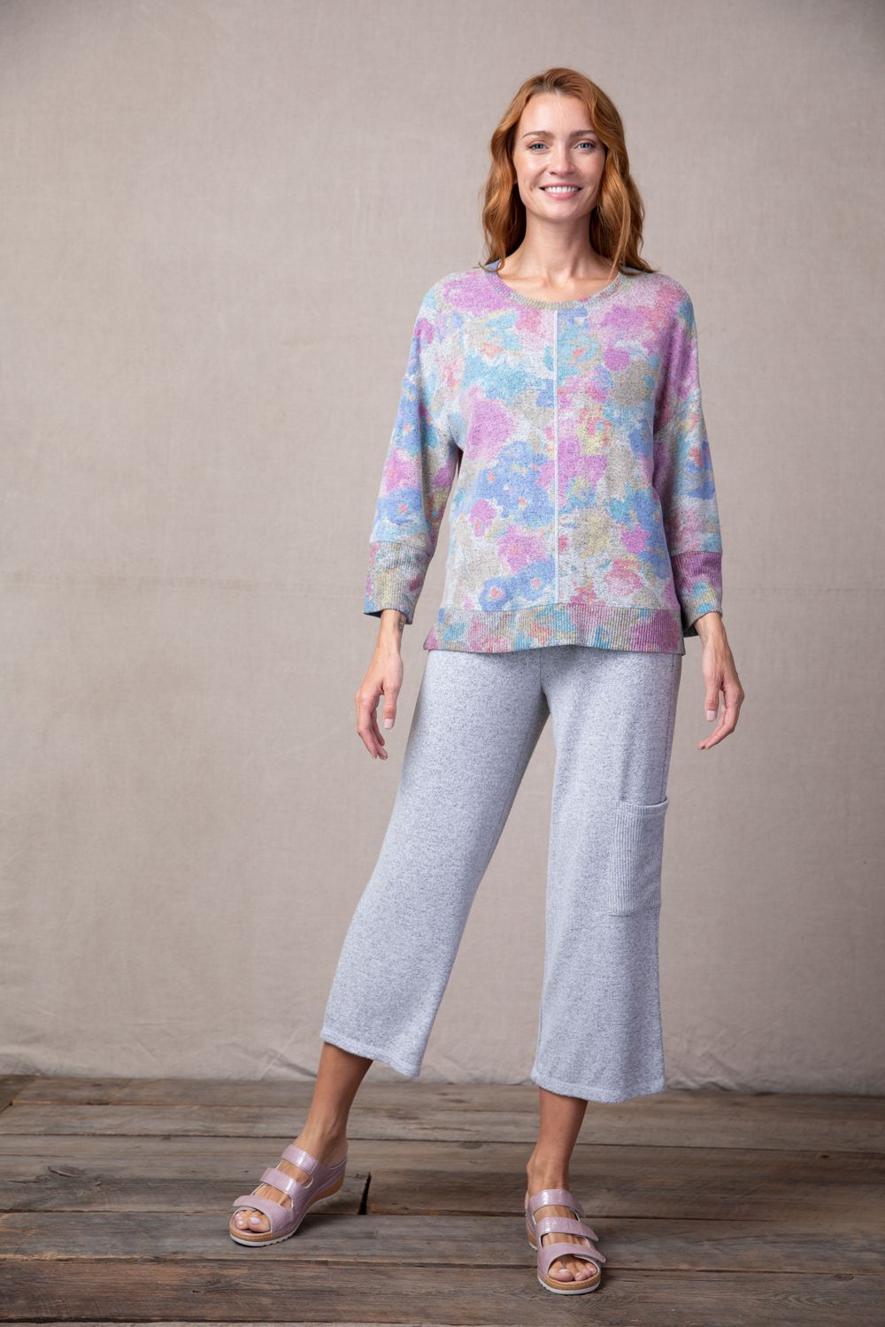3/4 Sleeve Boxy Cut 36169