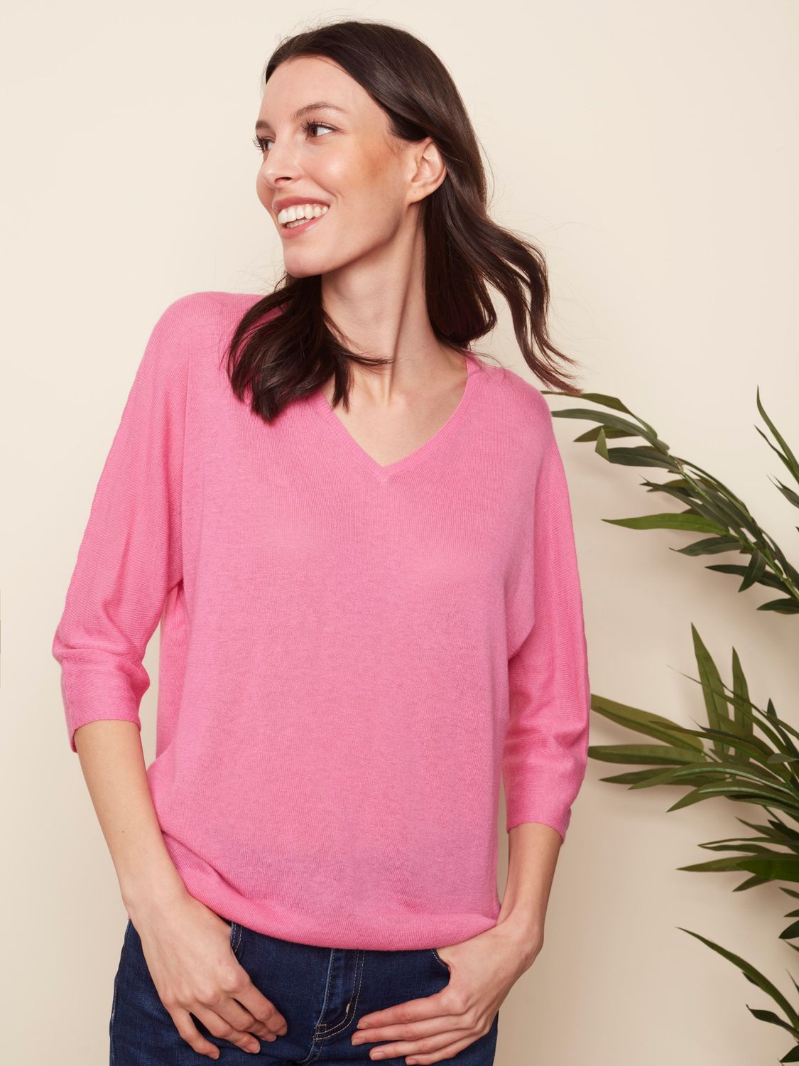 Solid Cotton Sweater C2219