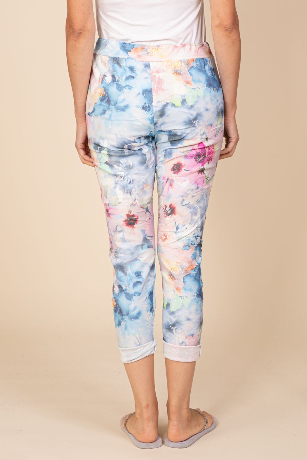 Pull On Floral Pant 26095