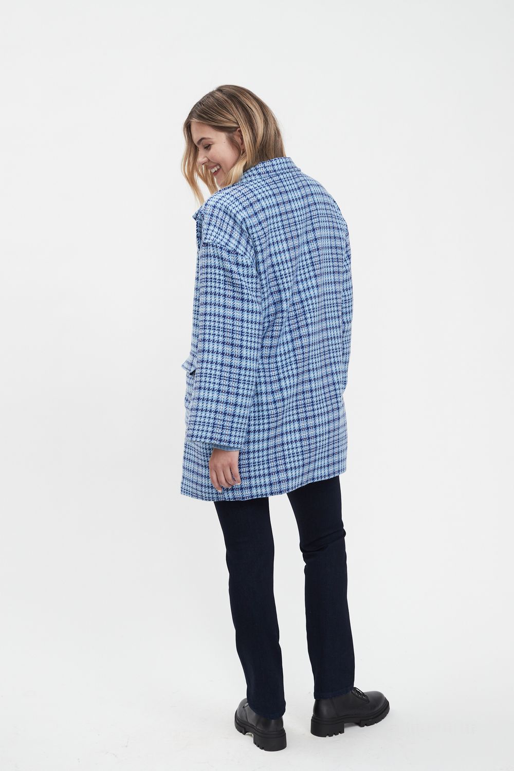 Long Plaid Coat 1949935