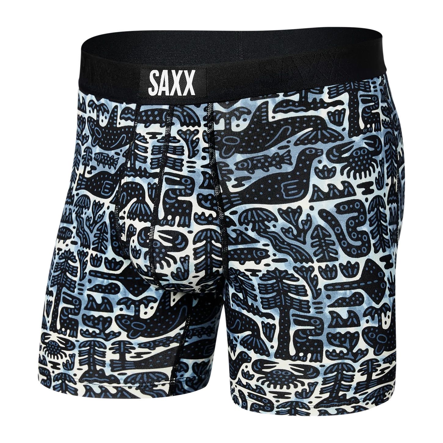 Ultra  Super Soft  Boxer Brief / Coast Life- Navy