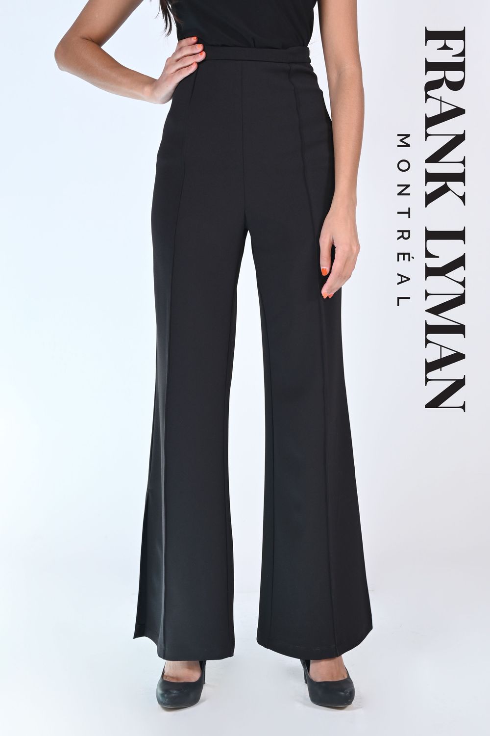 Black Knit Pant 229315