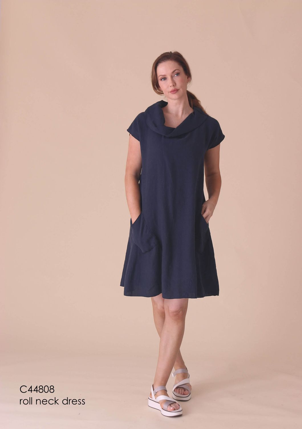 Roll Neck Dress 