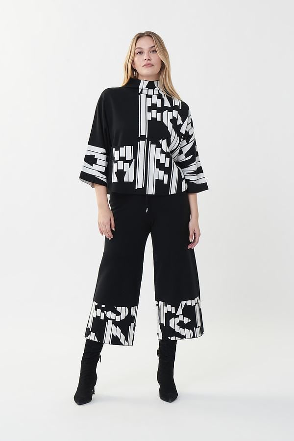 Wording Jacquard Sweater Style 223948