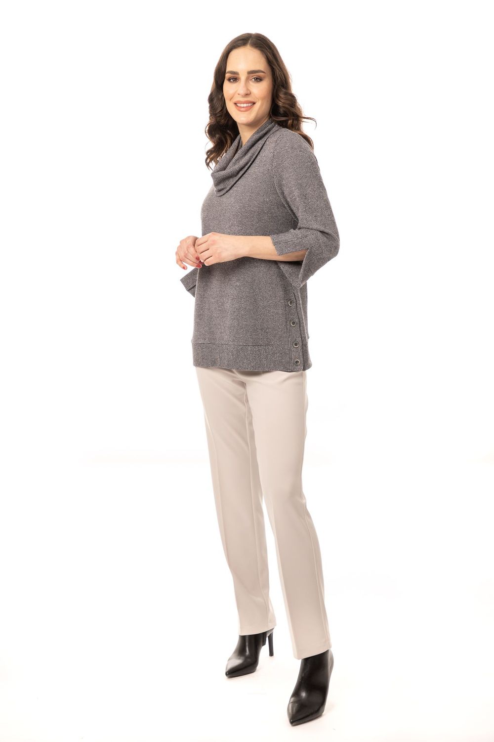 Cowl Neck Top (2 Colors) 7906